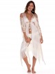 Robe de plage longue fils blanche - Arezzo - Milonga