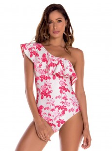 Maillot de bain 1 pièce asymétrique - Camelia - Milonga