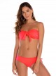 Haut de maillot de bain bandeau néon coral - Palette - Milonga