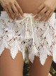 Short de plage transparent blanc - Lucca - Milonga