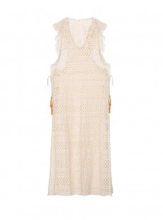 Robe de plage Ivory Blanche - PilyQ