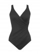 Maillot de bain gainant Oceanus Noir -Les Unis - "FC+" - Miraclesuit swimwear