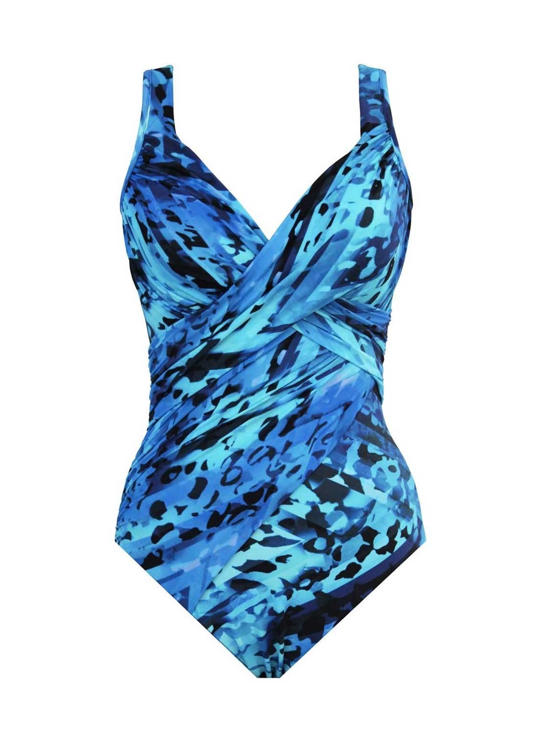 Maillot de bain 1 pièce gainant Revele bleu - Turning ...
