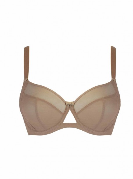 Soutien-gorge balconnet Victory Latte - Curvy Kate Lingerie