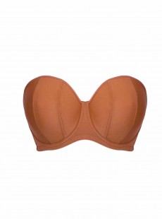 Soutien-gorge bandeau Luxe Caramel - Curvy Kate Lingerie