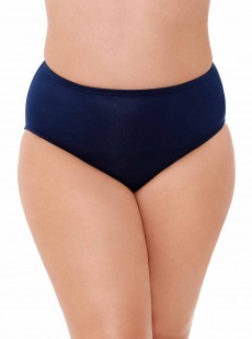 Culotte de bain classique Bleu Marine - Les bas -"W" - Miraclesuit Swimwear    