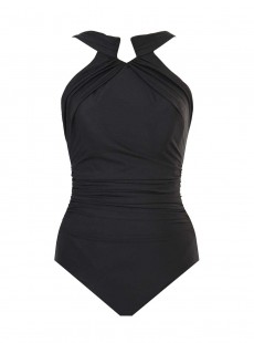 Maillot de bain gainant Aphrodite Noir- Rock Solid - "M" - Miraclesuit swimwear