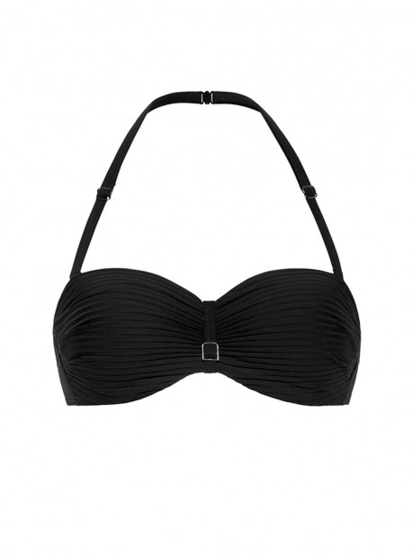 Haut de maillot de bain bandeau - Caviar - Cyell