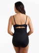 Culotte gainante taille haute Noire - Tummy Tuck - Naomi & Nicole