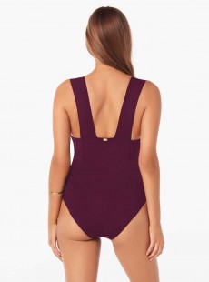 Maillot de bain lissant 1 pièce plongeant Delahaye Zin - Moderne - Amoressa	