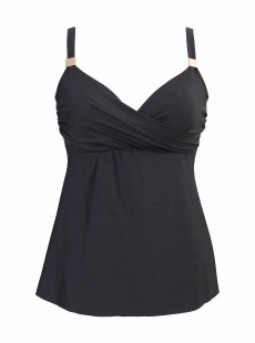 Tankini Noir - Solid - "M" - Miraclesuit Swimwear