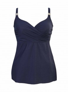 Tankini Surplice bleu nuit - Solid - "M" - Miraclesuit Swimwear