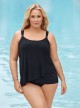 Tankini Dazzle Noir - Razzle Dazzle - " W " - Miraclesuit Swimwear