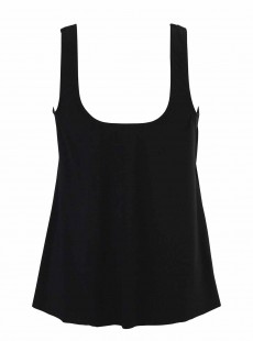 Ursula Tankini Top Noir - Illusionists - "FC" - Miraclesuit Swimwear