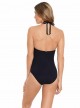 Maillot de bain lissant 1 pièce Lyra Noir - Northern Lights - Amoressa