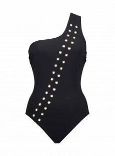 Maillot de bain lissant 1 pièce asymétrique Saturn - Solar - Amoressa