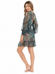 Robe Tango Vert - Rhiannon - Amoressa