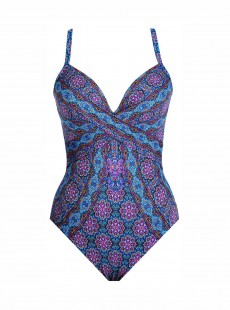 Maillot de bain une pièce Captivate Bleu - Danube Bleu - "M" - Miraclesuit Swimwear