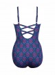 Maillot de bain une pièce Captivate Bleu - Danube Bleu - "M" - Miraclesuit Swimwear