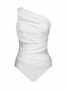 Maillot de bain gainant Jena Blanc - Network - "M" - Miraclesuit Swimwear