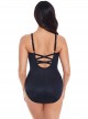 Maillot de bain une pièce Captivate Noir - Rock Solid - "M" - Miraclesuit Swimwear