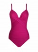 Maillot de bain une pièce Captivate Framboise - Rock Solid - "M" - Miraclesuit Swimwear