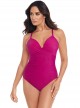 Maillot de bain une pièce Captivate Framboise - Rock Solid - "M" - Miraclesuit Swimwear