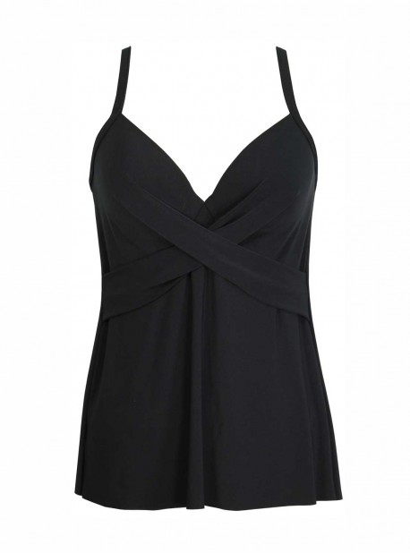 Tankini Allura Noir - Rock Solid - "M" - Miraclesuit Swimwear