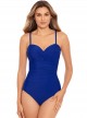 Maillot de bain gainant Madrid Bleu - Rock Solid - "M" - Miraclesuit Swimwear