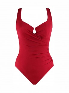 Maillot de bain gainant Escape Rouge - Must haves -  "M" -Miraclesuit Swimwear