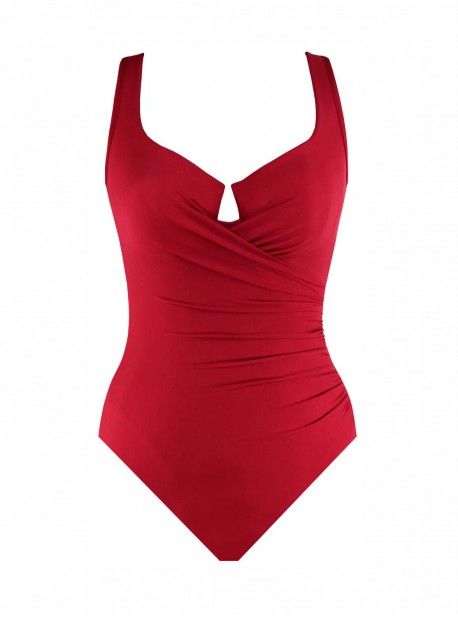 Maillot de bain gainant Escape Violet- Must haves -  "M" -Miraclesuit Swimwear