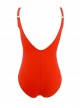 Maillot de bain sculptant 1 pièce Mirabasic Nemesis - Rouge - Miradonna