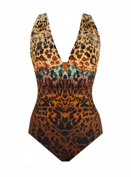 Maillot de bain lissant 1 pièce Sheeva - Bengal - Amoressa