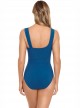 Maillot de bain lissant 1 pièce Uhura bleu - U Turn - Amoressa