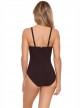 Maillot de bain lissant 1 pièce Ulyana marron - U Turn - Amoressa