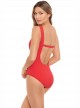 Maillot de bain lissant 1 pièce Andy rouge - Discotheque - Amoressa