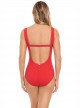 Maillot de bain lissant 1 pièce Andy rouge - Discotheque - Amoressa