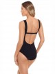 Maillot de bain lissant 1 pièce Andy noir - Discotheque - Amoressa