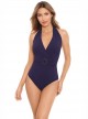 Maillot de bain lissant 1 pièce Drake violet - Oil Slick- Amoressa