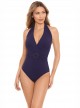 Maillot de bain lissant 1 pièce Drake violet - Oil Slick- Amoressa