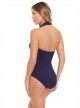 Maillot de bain lissant 1 pièce Drake violet - Oil Slick- Amoressa