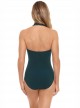 Maillot de bain lissant 1 pièce Drake vert - Oil Slick- Amoressa