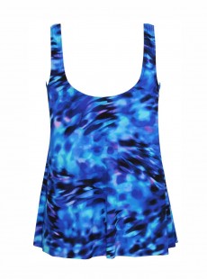 Tankini Ursula Bleu - Cloud Leopard - "FC" - Miraclesuit Swimwear