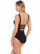 Maillot de bain lissant 1 pièce Divine noir - Discotheque - Amoressa