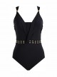 Maillot de bain lissant 1pièce Luma noir - Cash - Amoressa