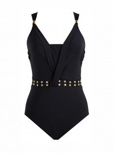 Maillot de bain lissant 1pièce Luma noir - Cash - Amoressa