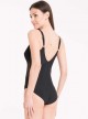 Maillot de bain sculptant 1 pièce Noir Urania  - Mirachic - Miradonna