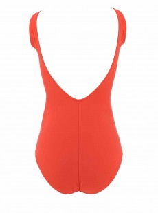 Maillot de bain sculptant 1 pièce Mirabasic Athena - Rouge - Miradonna