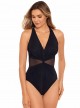 Maillot de bain 1 pièce gainant Wrapture Noir - Illusionists - " M " - Miraclesuit Swimwear