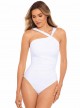 Maillot de bain gainant Europa Blanc - Rock Solid - "M" - Miraclesuit Swimwear